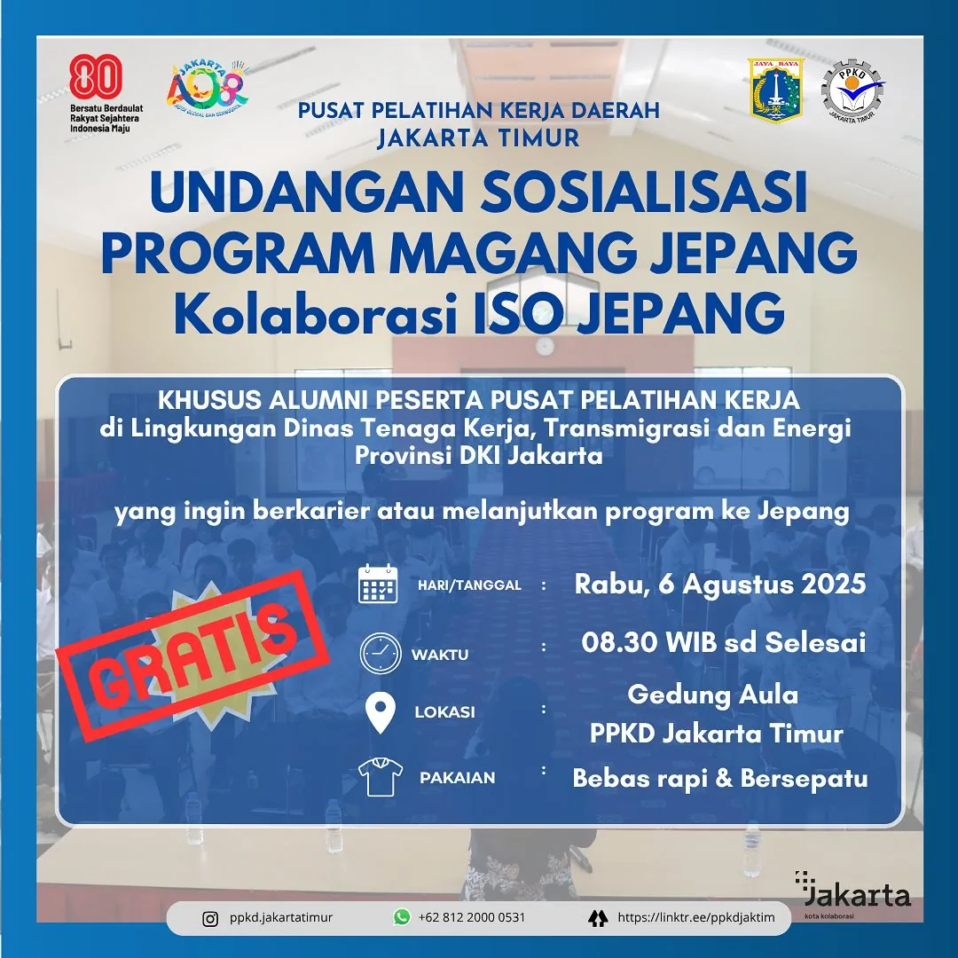 UNDANGAN SOSIALISASI PROGRAM MAGANG JEPANG – PPKD KABUPATEN GIANYAR